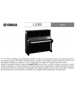 YAMAHA U3, comme un piano à queue vertical, la précision du son, du toucher