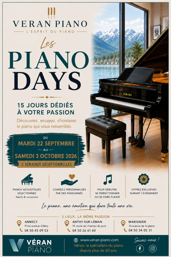 Piano Days Véran Annecy Les Piano Days Véran Piano Annecy